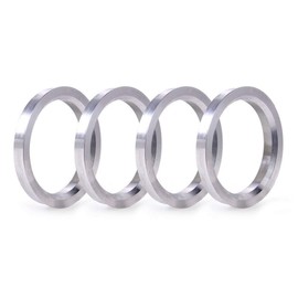 ZHTEAPR 4pc Wheel Hub Centric Rings 71.5 to 87.1 OD=87.1mm ID=71.5mm Aluminium Alloy Wheel Hubrings