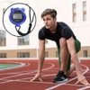 Digital Sports Stopwatch Handheld Shockproof Waterproof Stopwatch with LCD Display