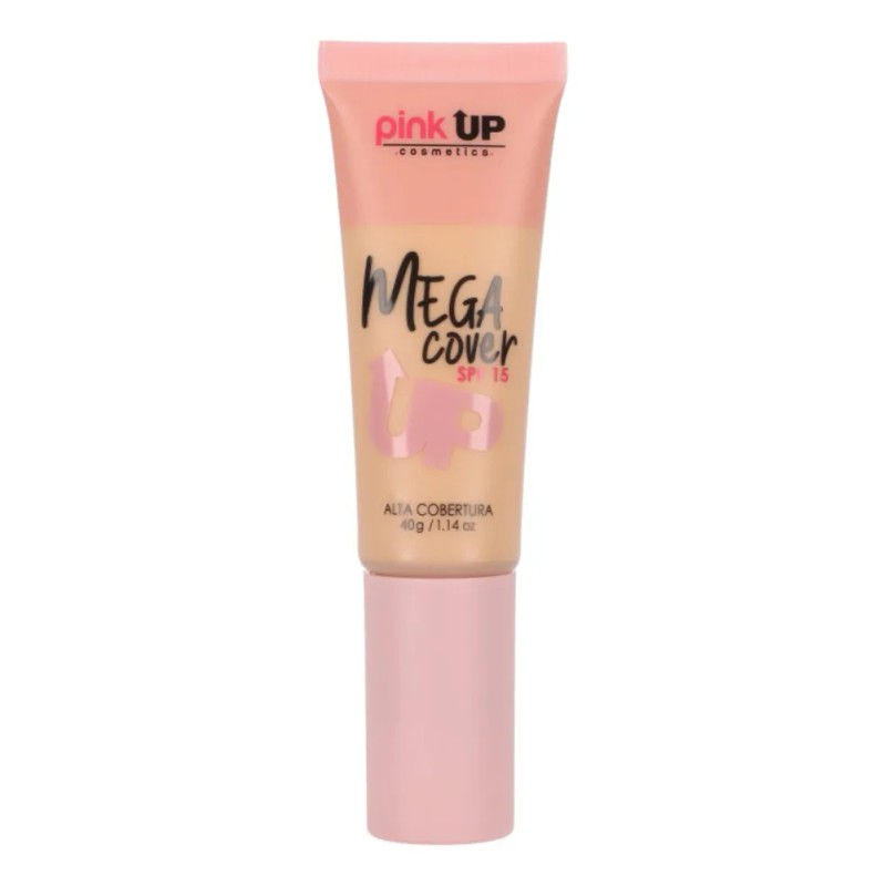 Pink Up, Maquillaje De Larga Duracin, Cobertura Completa Tono Beige