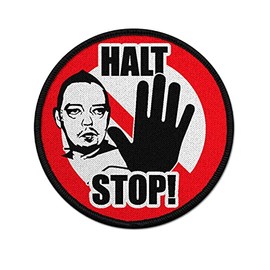 Copytec #38248 Patch Stop Andreas Women's Swap Meme Psycho Airsoft 9 cm