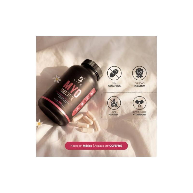 B Life Myo Inositol de 200 cápsulas