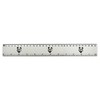 'Panda Face' 30cm (12 Inch) White Plastic Ruler (RL00027264)