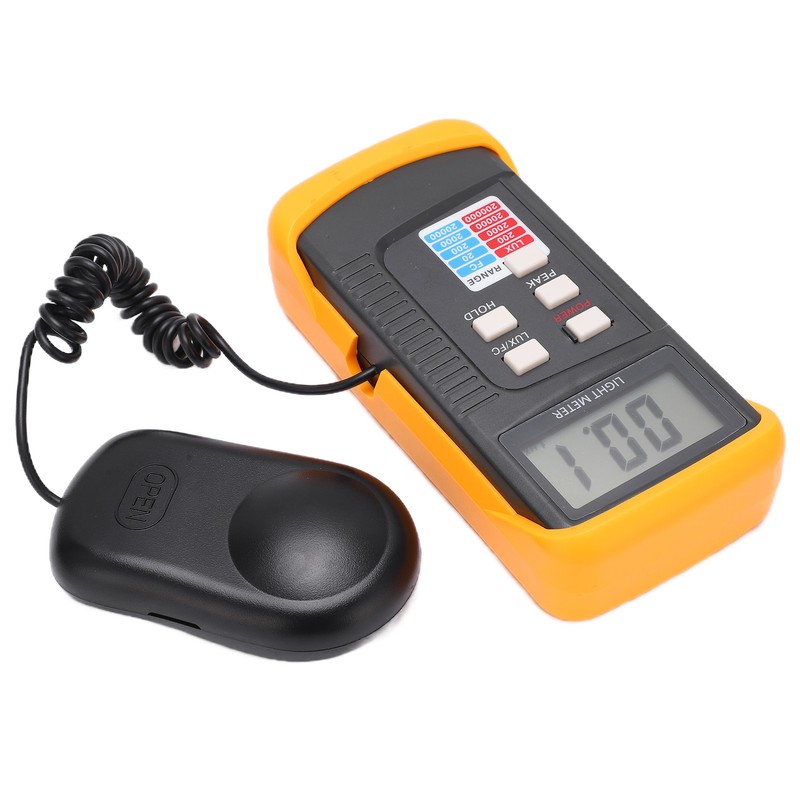 LX1330B Handheld Illuminance Meter Digital Light Meter Photometer 0.1 Lx~200000Lx