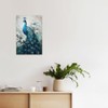 QIXIANG Peacock Pictures Wall Decor Elegant Peacock Canvas Paintings Art