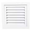 Generic Cubierta Aire Pared Ventilación Dos Aguas Aleación Aluminio