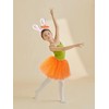 JMOCD Easter Rabbit Bunny Costume Tulle Spliced Ballet Dress Rabbit