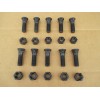 10 BUCKET TOOTH HARDWARE BOLTS + NUTS FOR PART 3F5108 4K0367 6716017 6725278