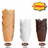 HIDOSNG Tulip Cupcake Liners, 200pcs Baking Paper Cups, Cupcake Muffin