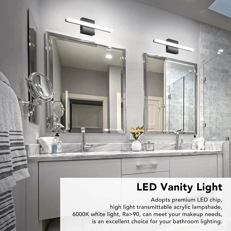 LED Vanity Light 15.7 Inch 6000K White Light Over Mirror