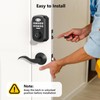 Keyless Entry Fingerprint Door Lock - PHYSEN Smart Deadbolt Set
