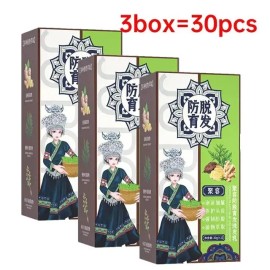 Unbranded 3X Ginger Plant Extract Anti-Hair Loss Hair Shampoo For Oil Control Hair Growth - 3BOX=30PCS
