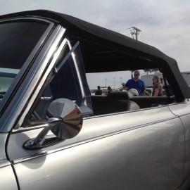 1966 1967 1968 1969 AMC American Rogue Rambler Mirrors Pair (2) chrome/stainle