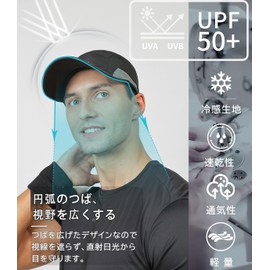 KMOLY Cap, Hat, Men's, Large Size, Reflective Stripe, Safety, Specialized Unique Design Mesh Cap, UV Protection, Ultra Lightweight, Moisture Wicking and Quick Drying, Adjustable, High Visibility,