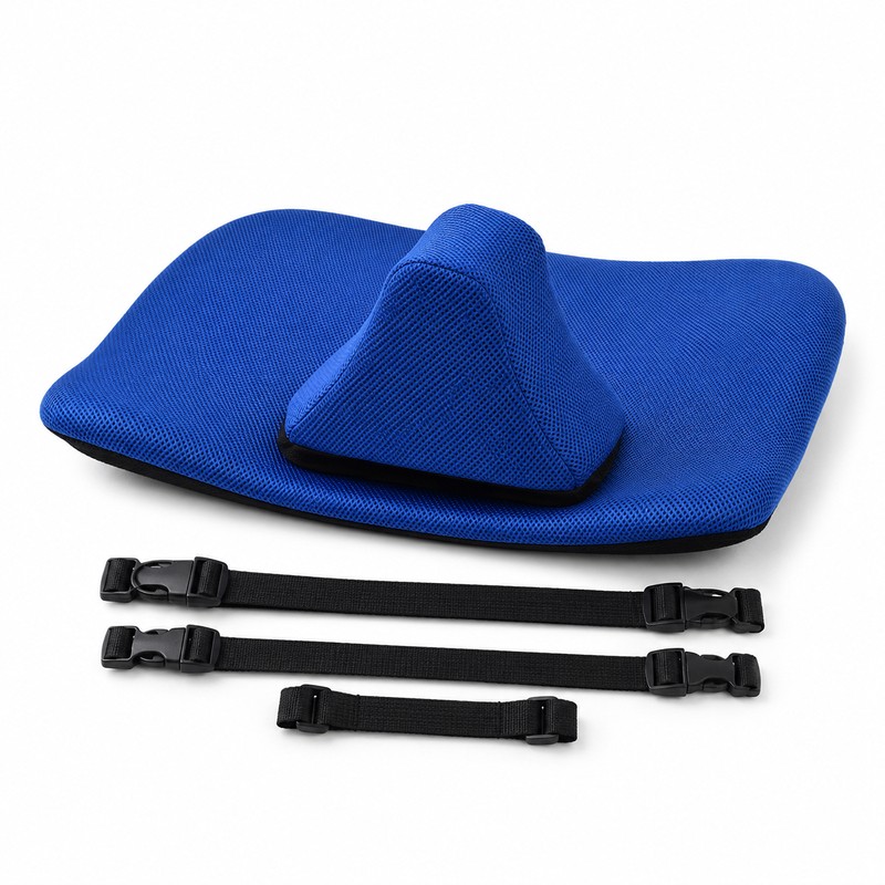 Wheelchair Seat Cushion with Adjustable Positioning Limiter – Removable Washable