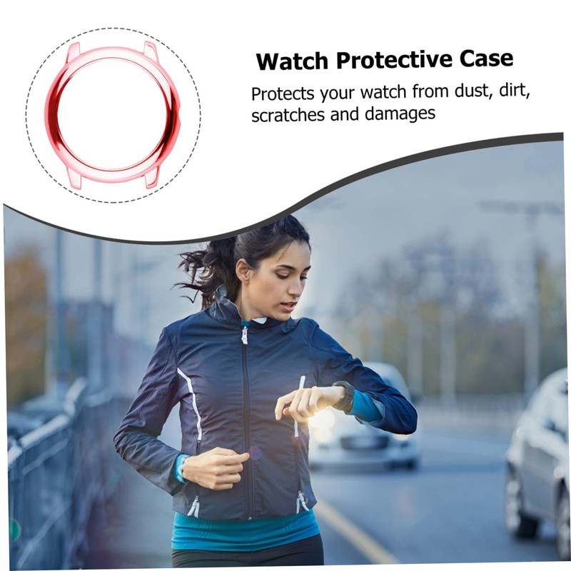SHINEOFI 1Pc Frame Watch Case Compatible with Haylou Solar Durable