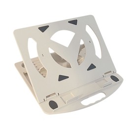 Adjustable Laptop Stand Desktop Foldable Lift Portable Notebook Cooling Holder White Y Type with Mobile Phone Bracket