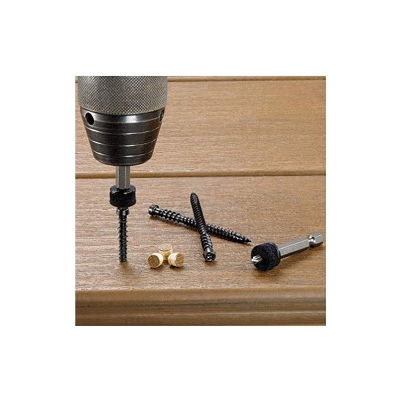FastenMaster Cortex 2-1/2 in. L Torx TTAP Mahogany Hidden Deck