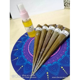 Natural Henna Cones (Percone RM15)