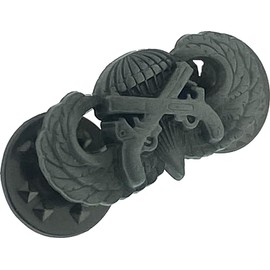 MINI Miniature Military Police Jump Wing Airborne US Army MP Cross Pistols Oxidized Insignia 1" Pin