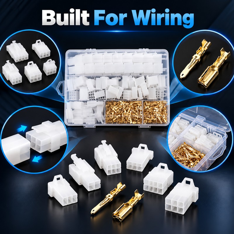 2.8mm Automotive Electrical Connector Kit – 2, 3, 4, 6