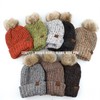 C.C Hatsandscarf Women's Winter Slouchy Knitted Hat Cable Knit Pom