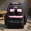 Jobsite Backpack 56 Pockets Tear Resistant Electrician Tool Bag Water