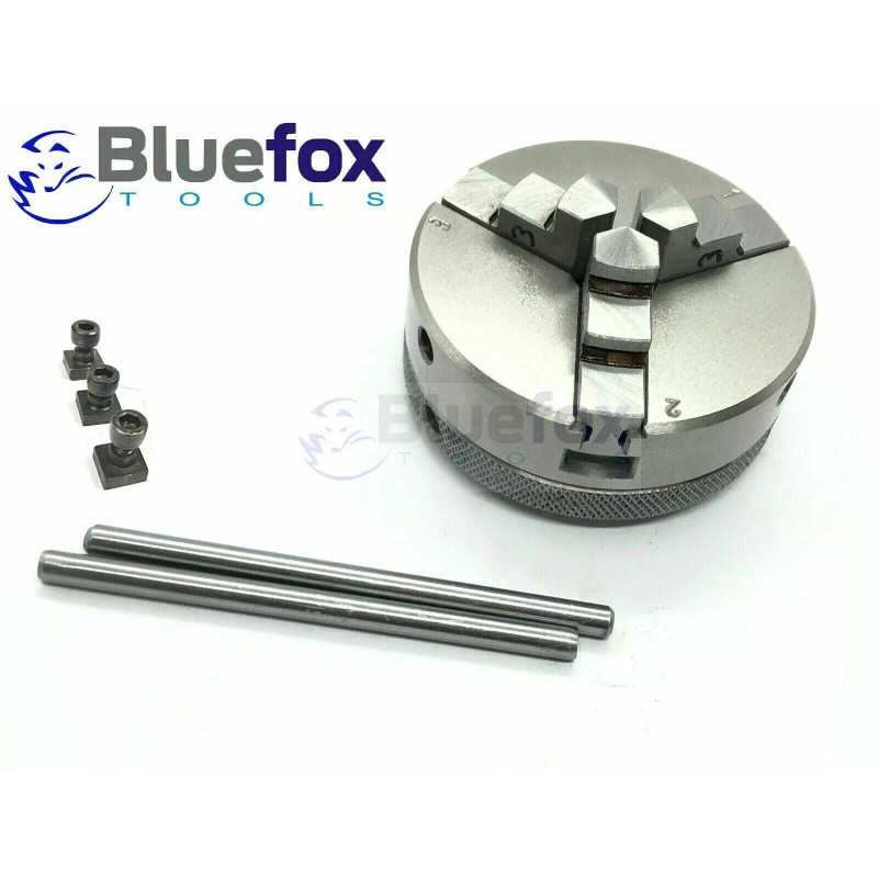 BLUEFOX 3 Jaw 65mm Self-Centering Chuck Small With MT3 Mounting