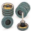 Sbestily 10PCS 40 Grit Curved Flap Disc 2 Inch Roll