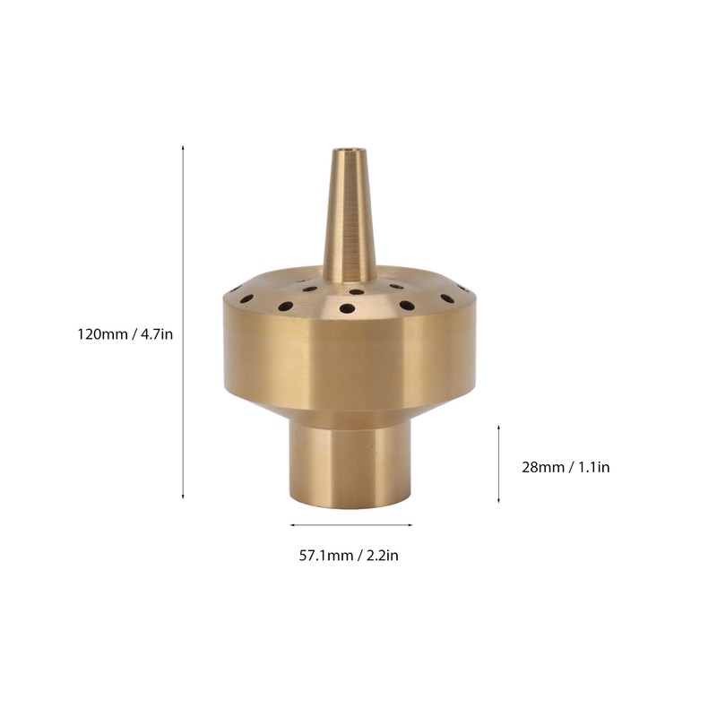 Water Fountain Nozzle Brass Fountain Nozzle Column Sprinkler Spray Head