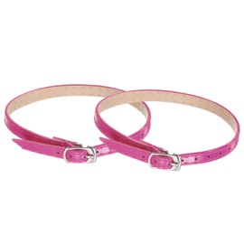 QUARKZMAN 2 Paar High Heel Schuhriemen, abnehmbare Knöchel Schnürriemen Ersatz Schnürsenkel Schuhzubehör für lockere High Heels, Hausschuhe, Sandalen, Rosarot