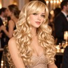 Long Wavy Blonde Wig for Cosplay & Parties – 22in