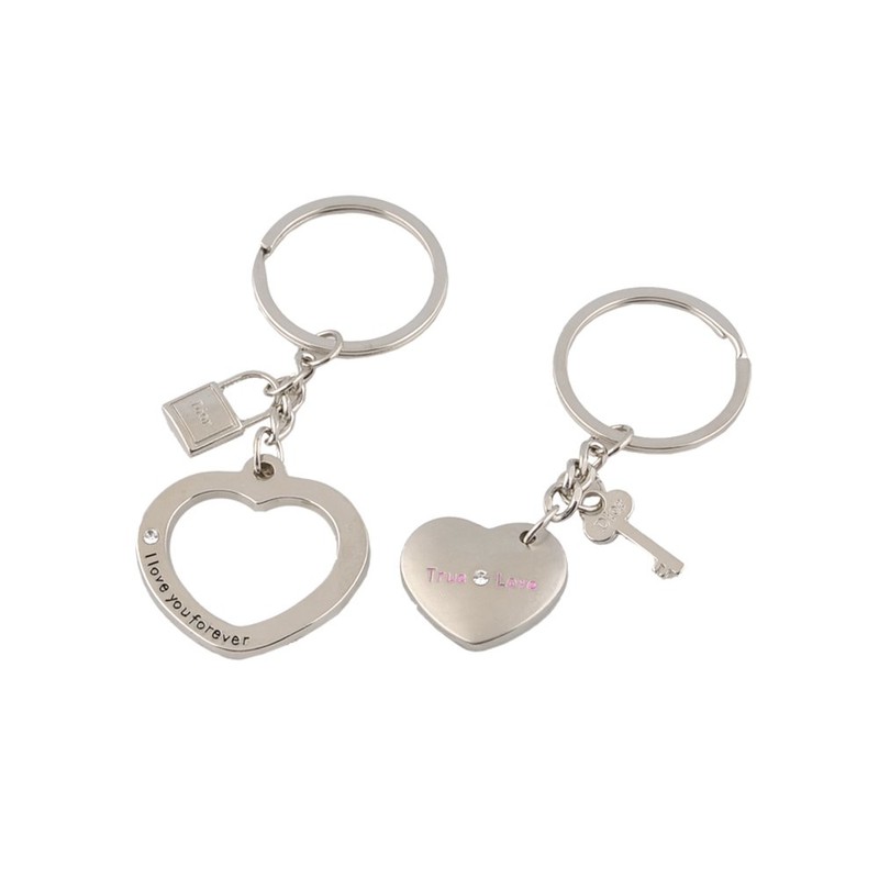Fat-catz-copy-catz Lovers Couples Set of 2 Heart Lock & Key