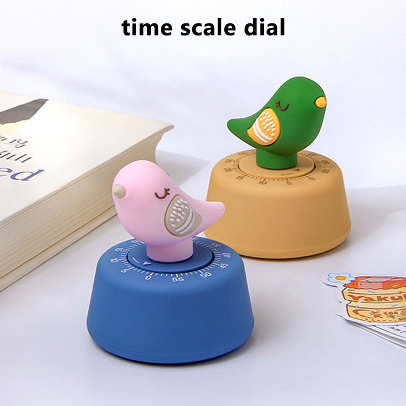 Cute Cartoon Bird Timer Kitchen Alarm Timer Time Management Tool