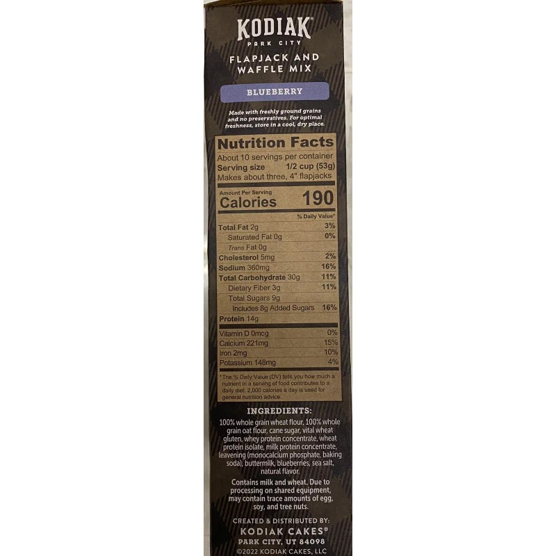 Kodiak Cakes 4x Kodiak Protein Power Cakes BLUEBERRY Flapjack &
