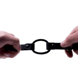 Educator Bungee Collar, 1-Inch Wide by 33-Inches Long, Black