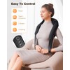Cordless Neck and Shoulder Massager with Heat, 2026 Upgraded Graphene