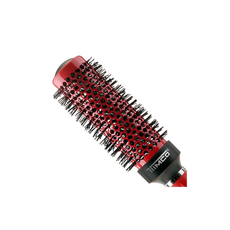 Timco CTR-2 Cepillo Cermica Turmalina redondo 1.25, rojonegro