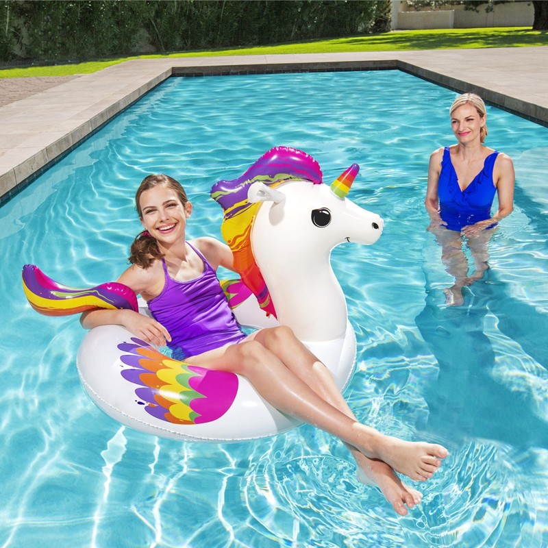 Bestway Fantasy Unicorn Pool Float | Inflatable Rubber Ring, Pool