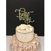 Decoración para tarta de hello treinta
