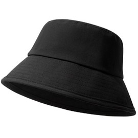 LIURFLNC Bucket Hat Women's Fishing Hat 56-60 cm Bucket Hat Sun Visor Fishing Hat Men with UV Protection Sun Black Summer Outdoor Sports Hat Foldable Fishing Hats for Women for Camping Travel Hiking,