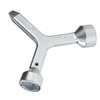 MKF2 Meter Curb Box Key, Triangular Curb Box Wrench Water
