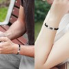 JewelryWe Unisex Braided Leather & Stainless Steel ID Bracelet with