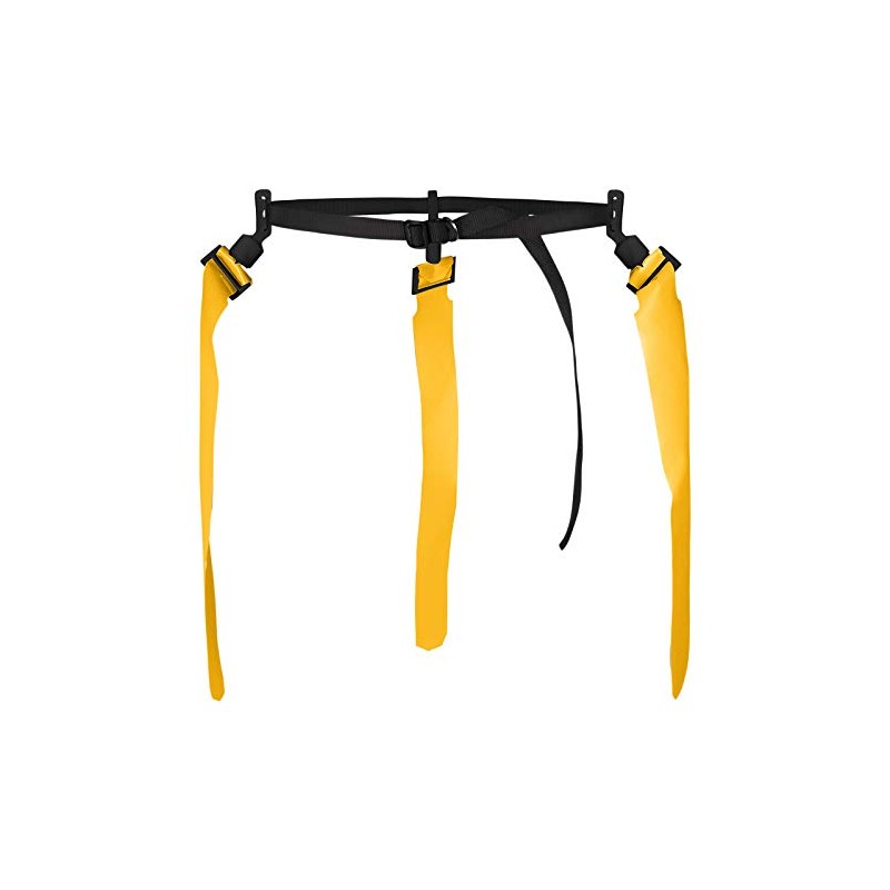 CHAMPRO Quick-Down Pop Football Flag Belt - Each, Gold