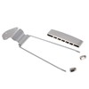 6 String Guitar Trapeze Tailpiece Bridge Replacement Parts for Jazz