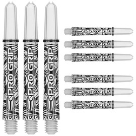 Target Pro Grip Set of 3 Ink White Dart Shafts Medium