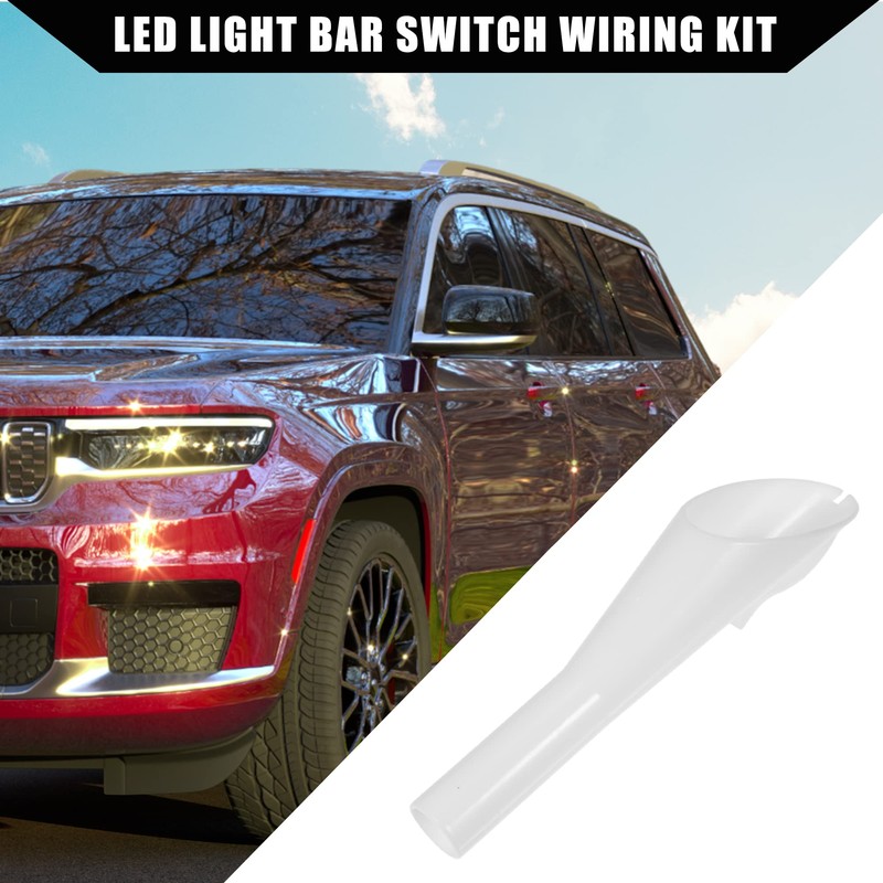 A ABSOPRO 68158775AC Rear Fuel Funnel Tube for Jeep White