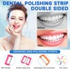 6 x Tooth Sandpaper Tooth Polishing Strips Tooth Sandpaper Polishing