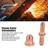 10 Set Plasma Cutter Consumables, Electrode Tip Kit Cutting Torch