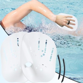 Swimming Paddles | Hand Paddles for Lap Swimming Adults Kids Training Gears - Comfortable Ergonomic Swim Fins Exercise Accessories for Professionals