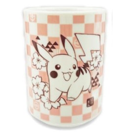 Marimo Craft PKM-919 Pokémon Japanese Pattern Hot Water Drinking Pikachu & Koiking, Approx. φ2.8 x H3.9 inches (70 mm) x H3.9 inches (100 mm)